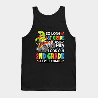 Im Ready To Crush 2Nd Grade T Rex Dinosaur Back To School Tank Top